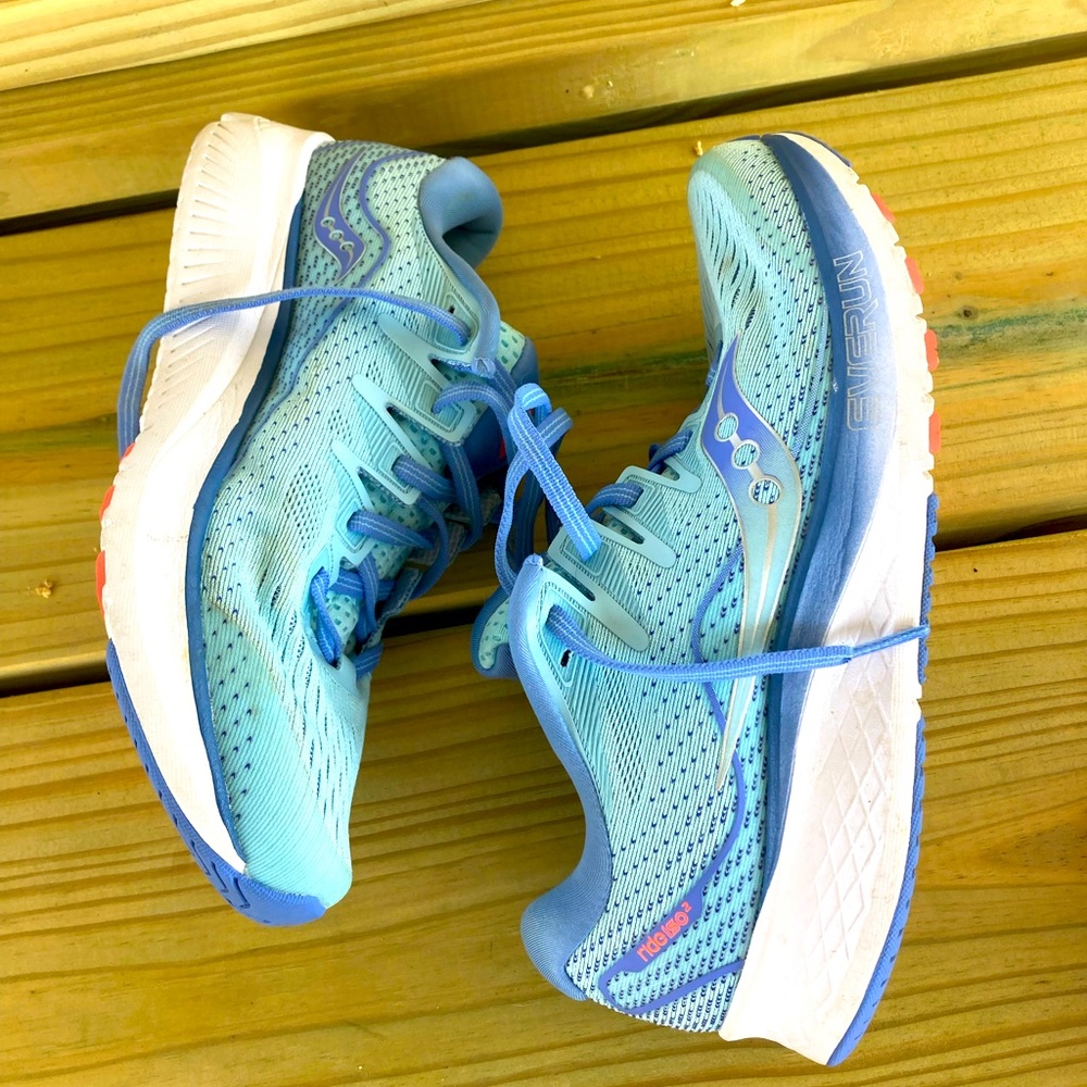 Saucony ISO Series Women's Running Shoe Size 8.5 Emerald Blue